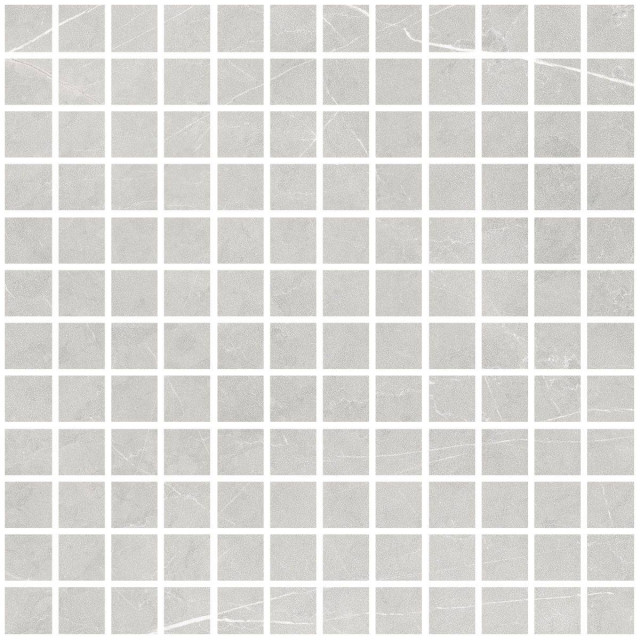 Living Ceramics Allure Mosaic 25 Light Grey Soft 30x30