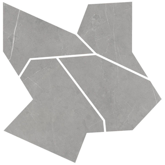 Living Ceramics Allure Deco Mosaic Grey Anti-Slip 60x60