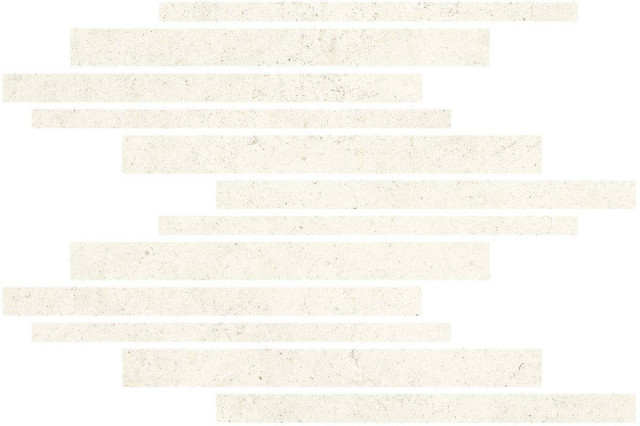 Living Ceramics Bera White Mureto Mosaic Natural 30x45H0.9