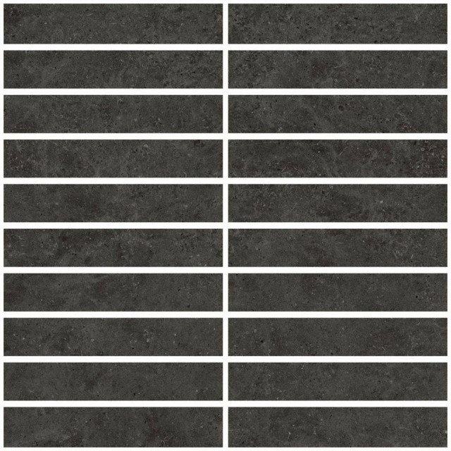 Living Ceramics Beren Black Mosaic 315 Natural 30x30