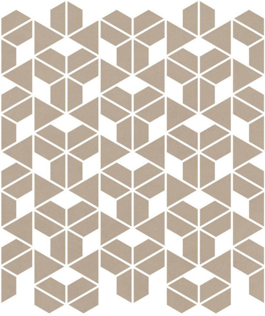 Living Ceramics Cava Beige Mosaic. A. 22.8x27.8