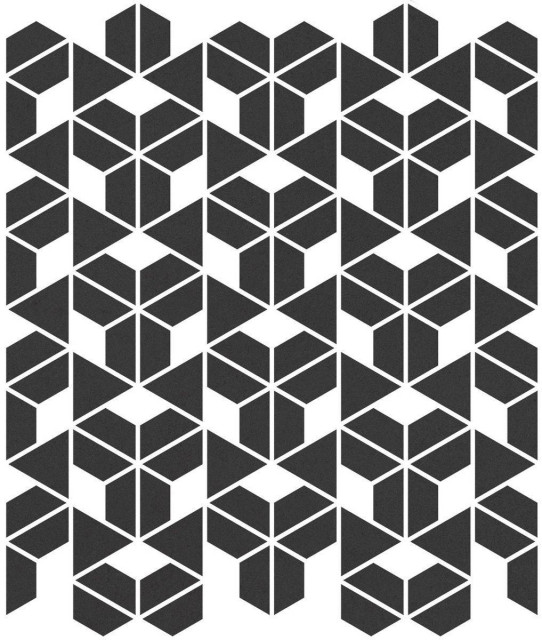 Living Ceramics Cava Black Mosaic. A. 22.8x27.8