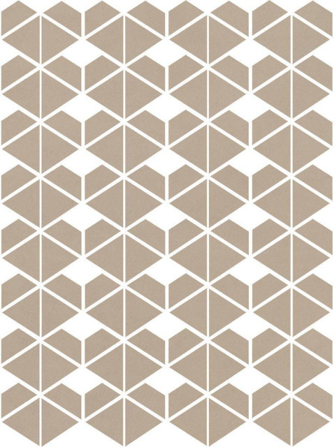 Living Ceramics Cava Beige Mosaic. D. 22.8x27.1