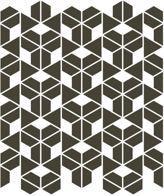 Living Ceramics Cava Green Mosaic. A. 22.8x27.8