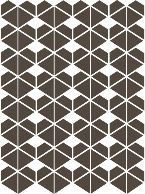 Living Ceramics Cava Brown Mosaic. D. 22.8x27.1