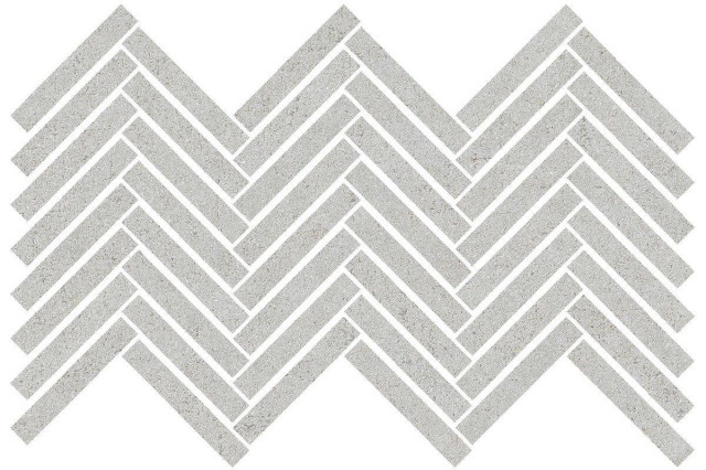 Living Ceramics Cuit Spike Mosaic Grey Anti-Slip 23x43