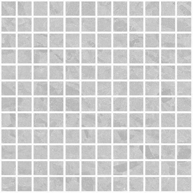 Living Ceramics Eme Mosaic 25 Light Grey Soft 30x30