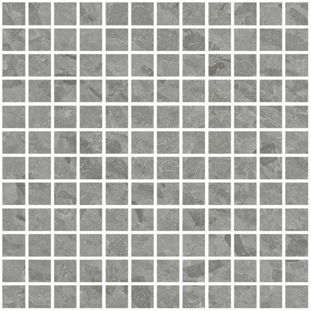 Living Ceramics Eme Mosaic 25 Grey Soft 30x30