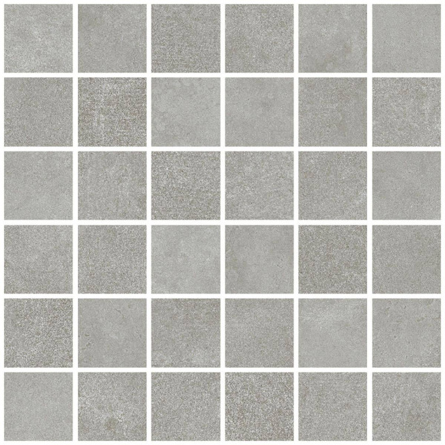 Living Ceramics Floss Mosaic 55 Silver Anti-Slip 30x30