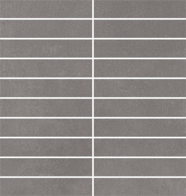 Living Ceramics Floss Mosaic 315 Graphite Natural 30x30