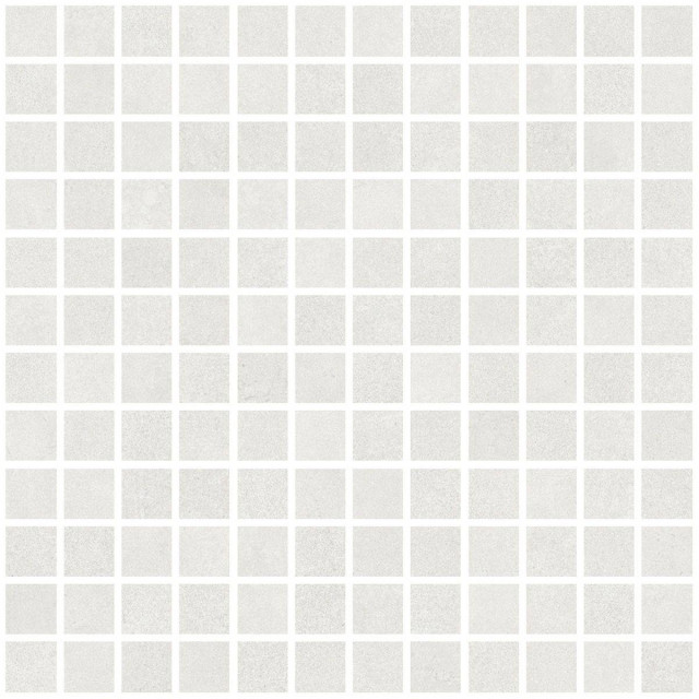 Living Ceramics Floss Mosaic 25 Bone Natural 30x30