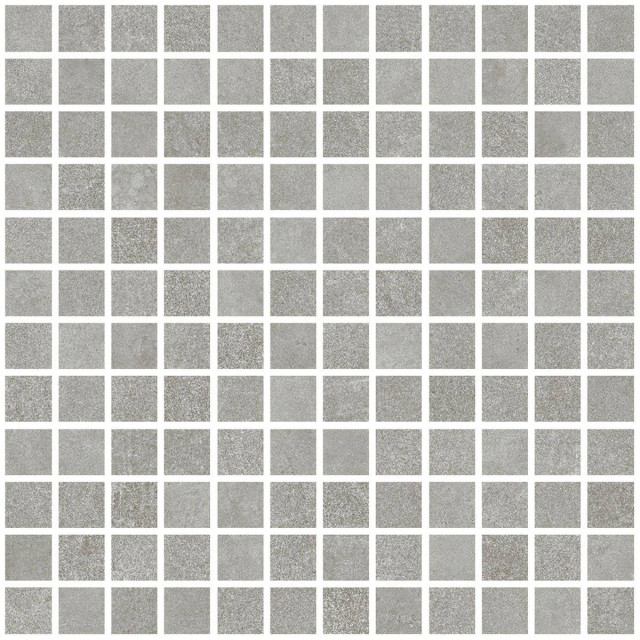 Living Ceramics Floss Mosaic 25 Silver Anti-Slip 30x30