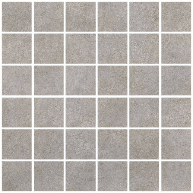 Living Ceramics Kovo Mosaic 55 Silver Soft 30x30