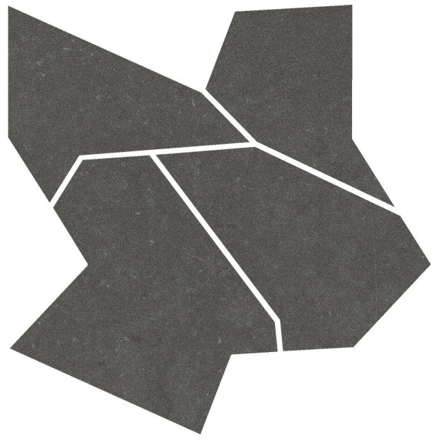 Living Ceramics Noon Deco Mosaic Anthracite Soft 60x60