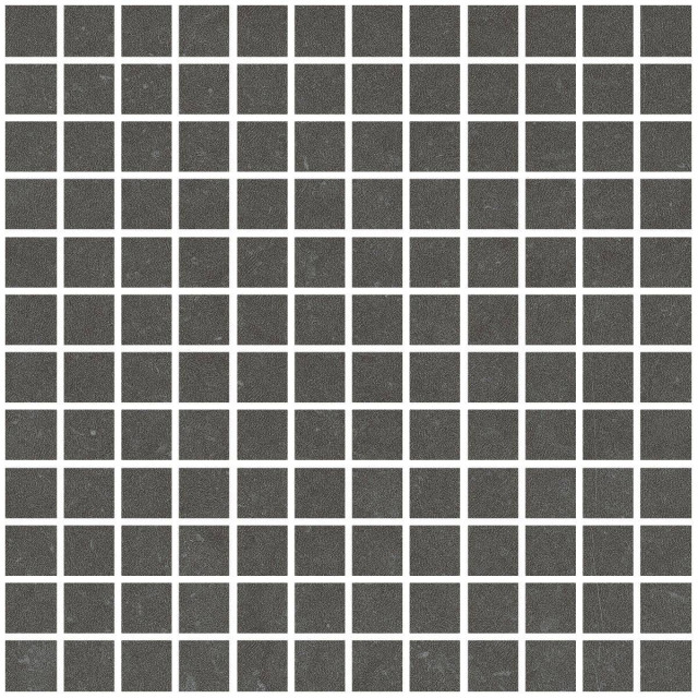 Living Ceramics Noon Mosaic 25 Anthracite Soft 30x30