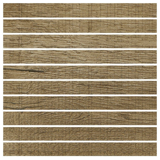 Living Ceramics Ombra Mosaic 330 Walnut 30x30
