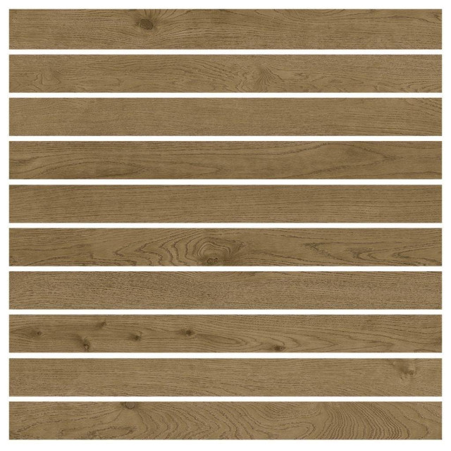 Living Ceramics Uno Walnut Mosaic 330 30x30H0.9
