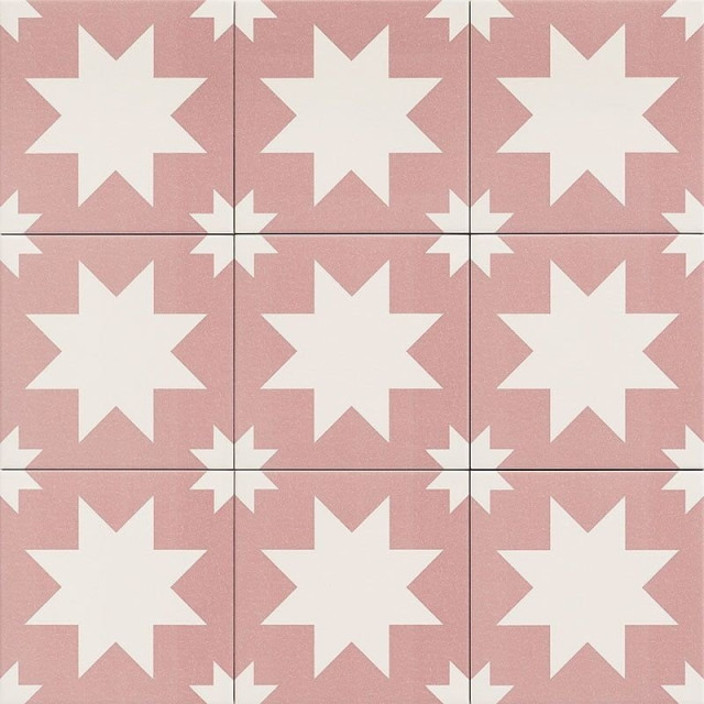 Mainzu Fired Star Pink 20х20