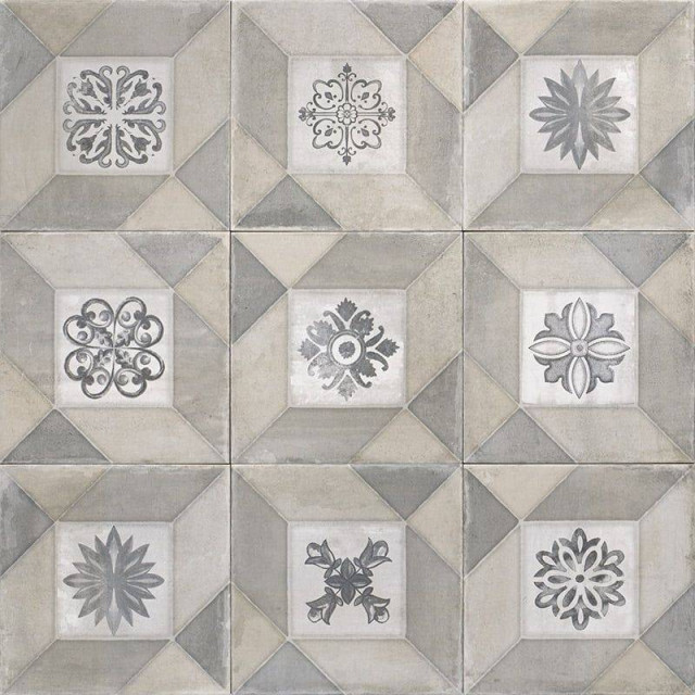 Mainzu Elegance Deco Grey Matt 20x20