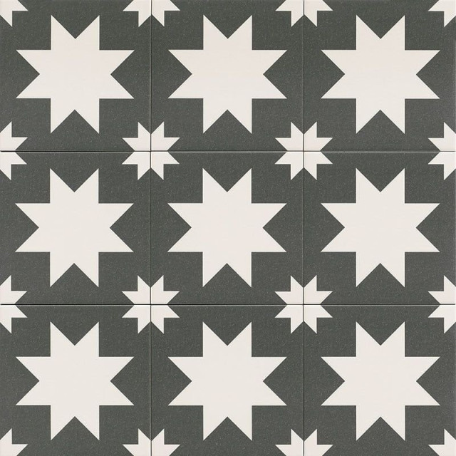Mainzu Fired Star Black 20х20