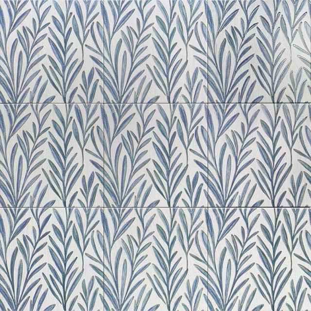 Mainzu Foliage Indigo Matt 20x20H0.85