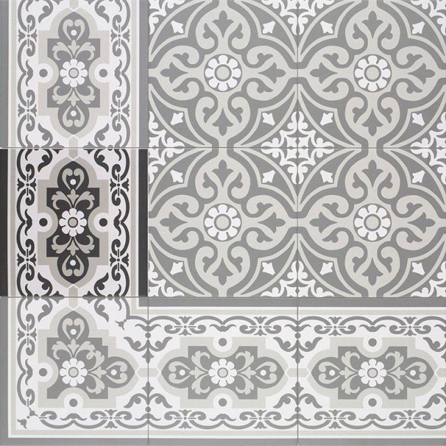 Mainzu Cenefa Normandy Black 20x20