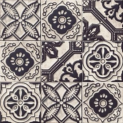 Mainzu Titanium Decor Relief Titanium 20x20