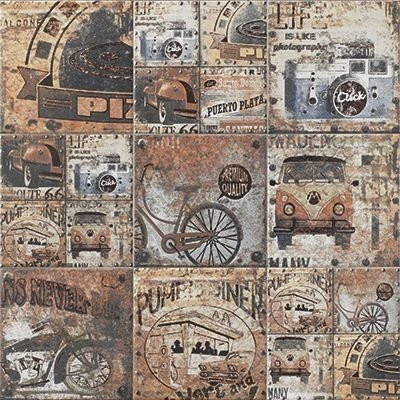 Mainzu Titanium Decor Le Route 20x20