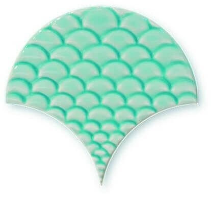Maritima Escama Relieve Azul 14x16