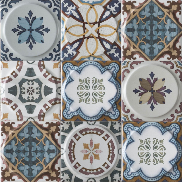 Mayolica Vintage mix Moon Mix 20x20