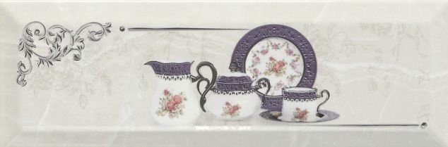 Monopole Petra Decor Pranzo Silver C 10х30