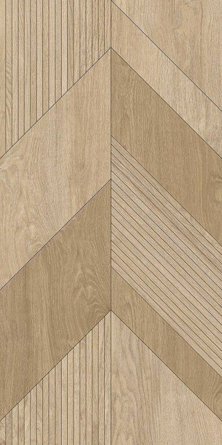 Mykonos Couvet Wood Art Deco Matt 75x150