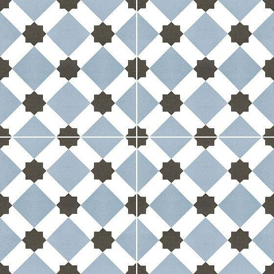 Niceker Chic Howard Blue 45.2x45.2