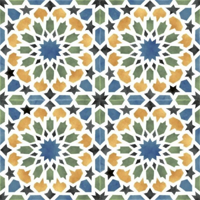 Niceker Chic Tanger Blue 45.2x45.2