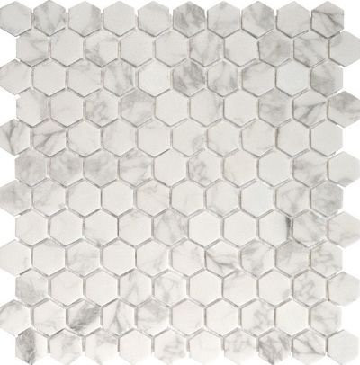 Onix Hex. Statuario Matte Malla Rev 30,1х29