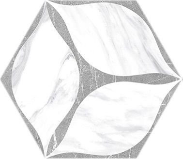 Oset Corola HEX Grey 20x24