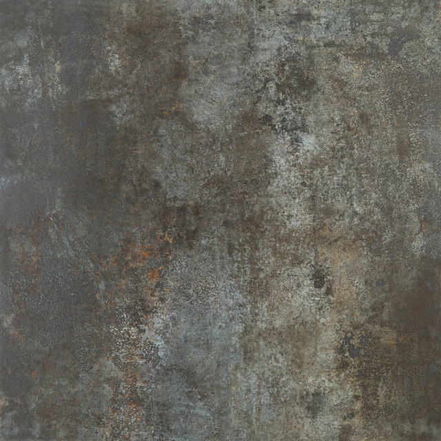 Pamesa Rusty Metal Coal Luxglass Rec 120x120