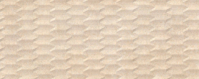 Porcelanosa Verona Marfil Cubick Mat Rect 59.6x150H1.25