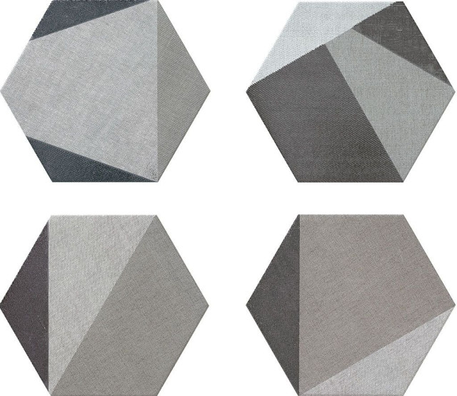 Realonda Hextangram Fabric Grey 33x28,5