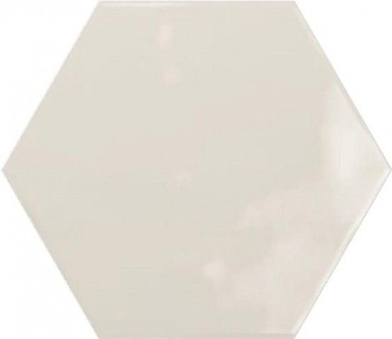 Ribesalbes Geometry Hex Creme Glossy 15x17,3