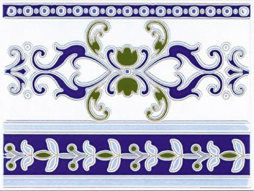 Ribesalbes Cenefa Cartuja 15x20