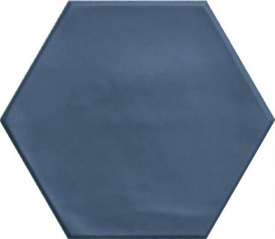 Ribesalbes Geometry Hex Navy Matt 15x17,3