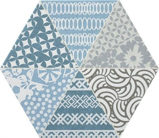 Rocersa Nordic Hexa Mix-1 Grs-Azl 0,46 20x23