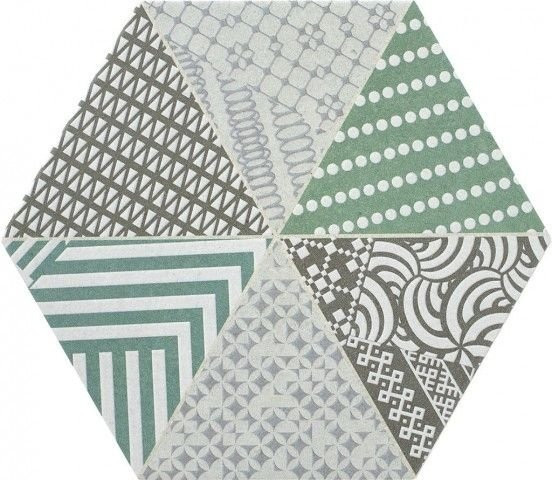 Rocersa Nordic Hexa Mix-2 Grs-Vrd 0,46 20x23