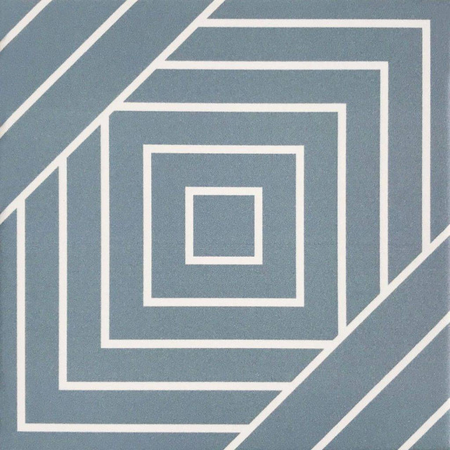 Smile Tile Tagia Blue Matt 20x20H0.9