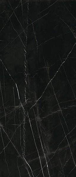 Tau Ceramica Marquina Black Pul 6mm 120x280