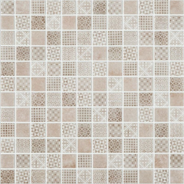 Vidrepur Born Beige на сетке 31,7х31,7