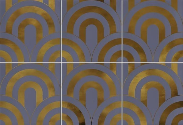 Vives Hanami Takada Indigo Oro 23x33,5