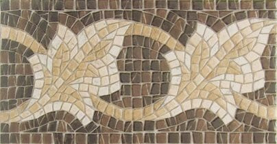 Vives Iliada Cenefa Afrodita Marron 21,7x43,5
