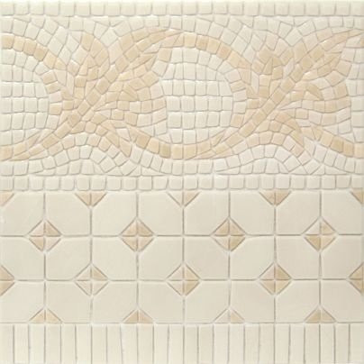 Vives Iliada Cenefa Midas Blanco 43,5x43,5